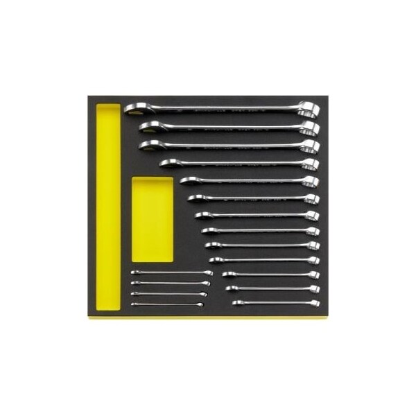Combination Wrenchs i.TCS inlay No.TCS 13/17, 6-24MM MF 2/3-tray17-pcs.